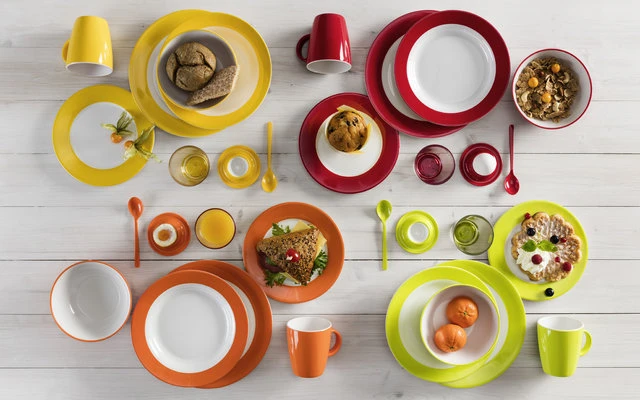 Gimex Rainbow Melamin Geschirr-Set 12-tlg. 2 Gimex Rainbow Melamin Geschirr-Set 12-tlg. – Bild 2