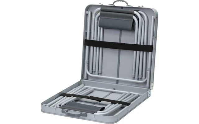 Berger Solo + 4 Hocker Picknicktisch 60 X 120 Cm 2 Berger Solo + 4 Hocker Picknicktisch 60 X 120 Cm – Bild 2