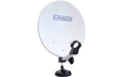 Schwaiger Camping Sat-Anlage Komplettset Mit Koffer