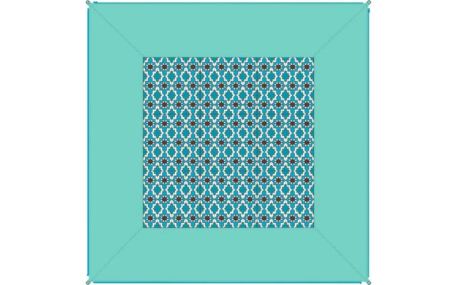 Bent Zip-Carpet Verbindbarer Teppich 250 X 250 Cm Steel Grey 2 Bent Zip-Carpet Verbindbarer Teppich 250 X 250 Cm Steel Grey – Bild 2