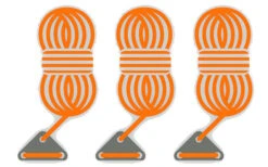 Bent Abspannleinen 3er Set Light Blue -Dometic Verkaufsgeschäft 251461 1777525