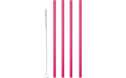 Metaltex Mehrweg Trinkhalme Inkl. Reinigungsbürste 12-tlg.