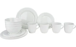 Gimex Royal Edelweiss Antislip Melamin Geschirr-Set 16-tlg.