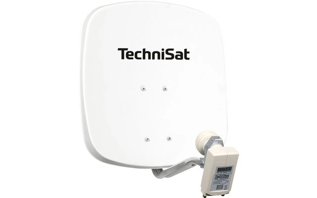TechniSat DigiDish 45 Sat-Antenne (Universal-Twin-LNB) Polarweiß 1 TechniSat DigiDish 45 Sat-Antenne (Universal-Twin-LNB) Polarweiß