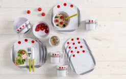 Berger Dots Melamin Geschirr-Set 16-tlg. Rot 10 Berger Dots Melamin Geschirr-Set 16-tlg. Rot -Dometic Verkaufsgeschäft 293383 2404276