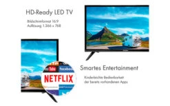Schwaiger Camping Sat-Anlage Set Mit Smart TV 24''