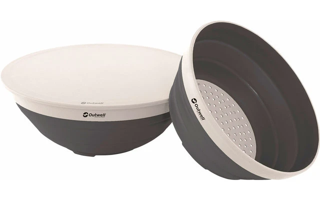 Outwell Collaps Faltbares Schüssel- Und Siebset Set 3 Tlg., , Faltsieb 1 Outwell Collaps Faltbares Schüssel- Und Siebset Set 3 Tlg., , Faltsieb