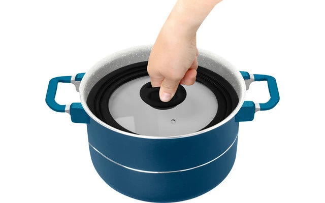 Brunner Carezza Magnetogrip Topfset 8-tlg. - 20 Cm 3 Brunner Carezza Magnetogrip Topfset 8-tlg. - 20 Cm – Bild 3