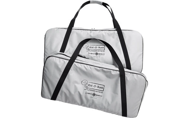 Disc-O-Bed Kid-O-Bunk Kinder Camping Stockbett Inkl. Seitentaschen Rot / Silber 6 Disc-O-Bed Kid-O-Bunk Kinder Camping Stockbett Inkl. Seitentaschen Rot / Silber – Bild 6