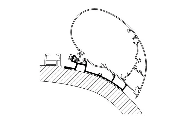 Thule Chartago Chic Adapter Für Serie 6, 3,5 M 2 Thule Chartago Chic Adapter Für Serie 6, 3,5 M – Bild 2