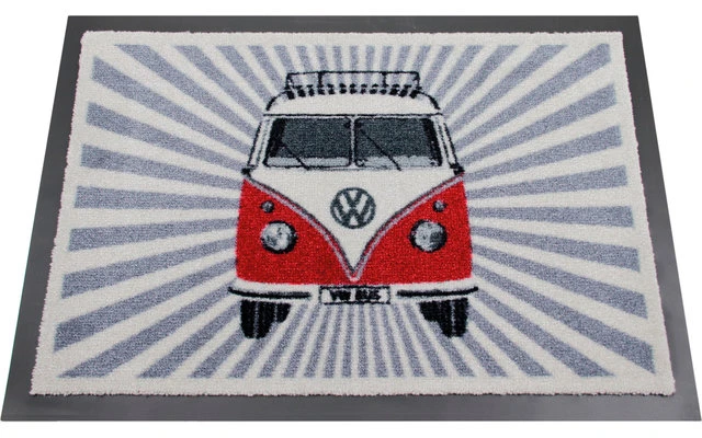 VW Collection T1 Bulli Strahlen Fußmatte Rot 70 X 50 Cm 1 VW Collection T1 Bulli Strahlen Fußmatte Rot 70 X 50 Cm
