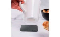 Silwy® Porzellan Magnet Henkel Tassen Inkl. Metall-Nano-Gel-Pads 2 Stück Weiße Untersetzer (270 Ml) -Dometic Verkaufsgeschäft 435777 3104558 1