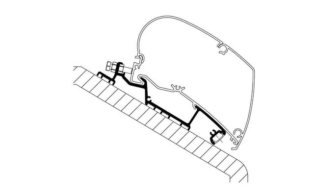 Thule Adapter Niesmann Smove Model 6.9B/Q 1 Thule Adapter Niesmann Smove Model 6.9B/Q