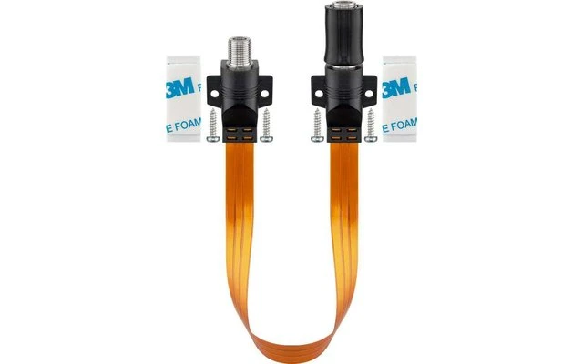 Goobay WEFD 03 Fensterdurchführung Wasserdicht 0,2 M 1 Goobay WEFD 03 Fensterdurchführung Wasserdicht 0,2 M