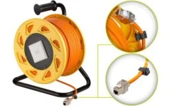 Goobay CAT 7A Netzwerk Kabeltrommel 50m -Dometic Verkaufsgeschäft 445028 3159464