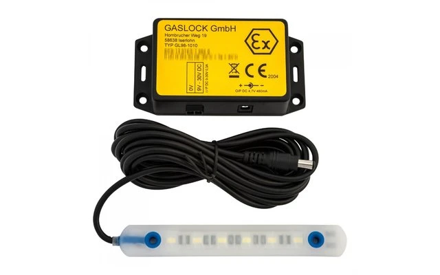 Gaslock Gaslight LED Leuchte Inkl. Explosionsgeschütztem Netzteil Für Gaskasten 12 / 24 V 1 Gaslock Gaslight LED Leuchte Inkl. Explosionsgeschütztem Netzteil Für Gaskasten 12 / 24 V