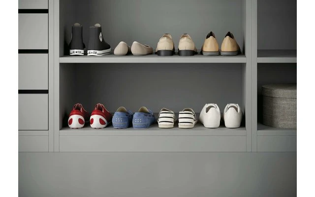 Metaltex Cipok-2 Schrankeinsatz Für Schuhe 2er Set Weiß 2 Metaltex Cipok-2 Schrankeinsatz Für Schuhe 2er Set Weiß – Bild 2