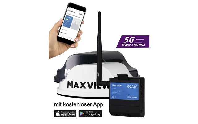 Maxview Roam Mobile 4G/5G WiFi-Antenne Inkl. Router Anthrazit 5 Maxview Roam Mobile 4G/5G WiFi-Antenne Inkl. Router Anthrazit – Bild 5