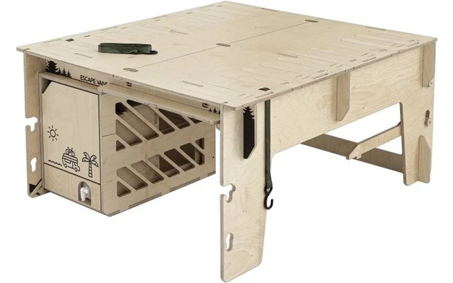 Escape Vans Eco Box Plus L Bett / Klapptisch Box 2 Escape Vans Eco Box Plus L Bett / Klapptisch Box – Bild 2