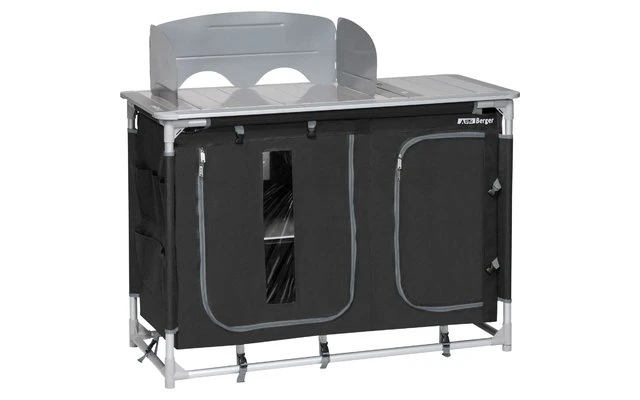 Berger Campingküche Mit Spüle Schwarz 3 Berger Campingküche Mit Spüle Schwarz – Bild 3