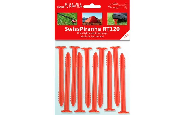 Swiss Piranha RT120 Zelthering Rot 12 Cm Einzeln 5 Swiss Piranha RT120 Zelthering Rot 12 Cm Einzeln – Bild 5