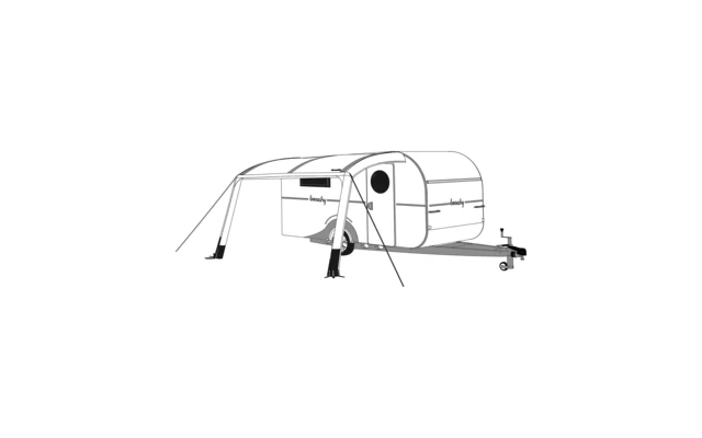 Busvorzelt Travellife Texel Air Suncanopy 1 Busvorzelt Travellife Texel Air Suncanopy