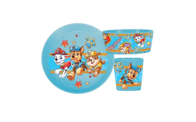 Koziol Connect Paw Patrol Geschirr Set 3 Teilig Rosa 2 Koziol Connect Paw Patrol Geschirr Set 3 Teilig Rosa – Bild 2