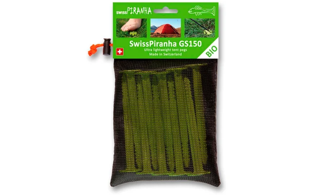 SwissPiranha GS150 Zelthering Grün 15 Cm Einzeln 2 SwissPiranha GS150 Zelthering Grün 15 Cm Einzeln – Bild 2