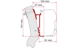 Fiamma Wingamm Oasi Markisenadapter Für Fiamma F45 230 Cm -Dometic Verkaufsgeschäft 661035 4521120