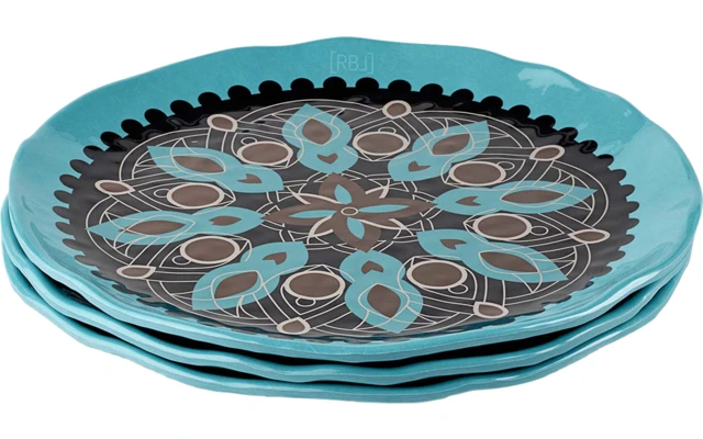 Rebel Outdoor Dessertteller 22 Cm Schwarz 2 Rebel Outdoor Dessertteller 22 Cm Schwarz – Bild 2