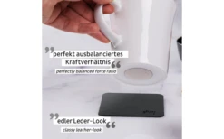 Silwy® Porzellan Magnet-Henkel-Tassen CAMPING 2er-Set Inkl. Metall-Nano-Gel-Pads BLACK (0,27 L) -Dometic Verkaufsgeschäft 693626 4711763