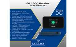Falcon DIY 5G LTE Fensterantenne Mit Mobilem 1800 Mbit/s 5G Cat 20 Router -Dometic Verkaufsgeschäft 713876 4819127