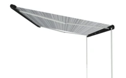 Fiamma F80s Ducato 320 Markise Gehäusefarbe Deep Black Tuchfarbe Royal Grey 320 Cm