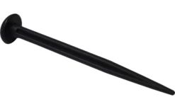 High Peak Kunststoff Rundkopfhering 6er Pack 13 Cm Schwarz