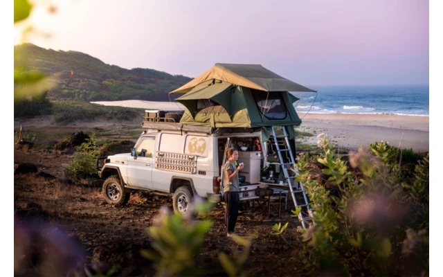 Gordigear Dachzelt Für 2 Personen Mit Staufläche 140 X 240 Cm Grün 2 Gordigear Dachzelt Für 2 Personen Mit Staufläche 140 X 240 Cm Grün – Bild 2