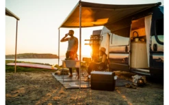 Fiamma F80s Ducato 320 Markise Gehäusefarbe Deep Black Tuchfarbe Royal Grey 320 Cm -Dometic Verkaufsgeschäft 822725 5315027